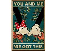 You and Me We Got This Poster Signs for Home Metal Sign 12"x8"
