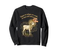 You Anoint My Head with Oil Psalm 23:5 Spanish Bible Verse Sweatshirt