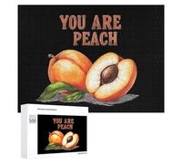 You Are A Peach Adults Wooden Jigsaw Puzzles 1000/500/300 Piece Personalised Customized Gifts