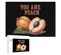 You Are A Peach Adults Wooden Jigsaw Puzzles 1000/500/300 Piece Personalised Customized Gifts