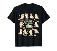 You are Allowed to | Cute Cat Neurodiversity Design T-Shirt
