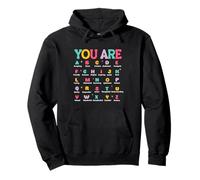 You Are Alphabet Learn ABCs School Mental Health Teacher Pullover Hoodie