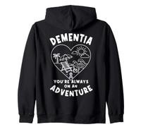 You Are Always On An Adventure Dementia Awareness Month Zip Hoodie