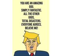 You Are An Amazing Gigi Simply Fantastic All the Other Gigis Total Disasters Everyone Agree Believe Me: Donald Trump 110-Page Blank Journal Gigi Gag Gift Idea Better Than A Card
