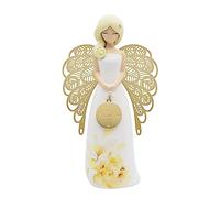 You are an angel - 125mm Thank You Floral Figurine