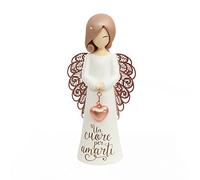 You Are An Angel ASF003I Ceramic Angel Figurine, White, 12.5 cm