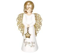 You Are An Angel ASF004I Angel Figurine, Ceramic, White, 12.5 cm