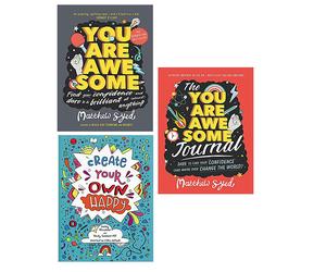 You Are Awesome, Awesome Journal,Create Your Own Happy collections 3 books NEW