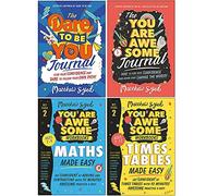 You Are Awesome Series 4 Books Collection Set By Matthew Syed (The You Are Awesome Journal, The Dare to Be You Journal, Maths Made Easy & Times Tables Made Easy)