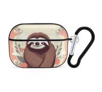 You are Awesome Sloth AirPods Pro 2 Case Cover, Shockproof Hard Shell Protective Case for Women Men, Compatible with Airpod Pro Case 2nd/1st Generation with Keychain-Black