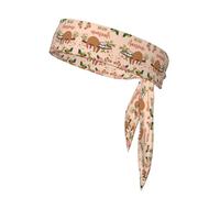 You Are Awesome Sloth Print Sports Head Tie Bandanas - Stylish, and Comfortable Athletic Sweatbands for Running, Yoga, Cycling