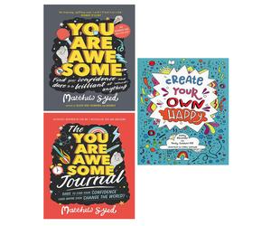 You Are Awesome,The You Are Awesome Journal ,Create Your Own Happy 3 books set