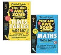 You Are Awesome Workbooks Made Easy 2 Books Collection Set By Matthew Syed (KS2 -Ages 7-11) (Maths Made Easy & Times Tables Made Easy)