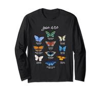 You Are Beautiful Bible Verse Religious Christian Butterfly Long Sleeve T-Shirt