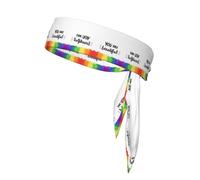 You Are Beautiful Print Tie Headband For Women Men,Ninja Headbands, Sweat Headband,For Athletic Yoga Running Gym.