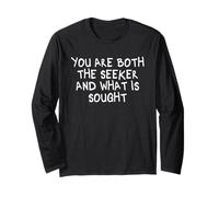 You are Both The Seeker and What is Sought Mindfulness Yoga Long Sleeve T-Shirt