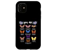 You Are Butterfly Beautiful Christian Religious Bible Verse Case for iPhone 11