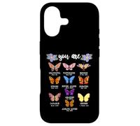 You Are Butterfly Beautiful Christian Religious Bible Verse Case for iPhone 17
