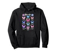 You Are Butterfly Beautiful Christian Religious Bible Verse Pullover Hoodie