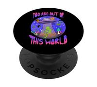 You Are Cosmic Alien UFO Graphic Design PopSockets Adhesive PopGrip