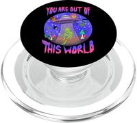 You Are Cosmic Alien UFO Graphic Design PopSockets PopGrip for MagSafe