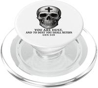 You Are Dust and to Dust you shall return - Memento Mori PopSockets PopGrip for MagSafe