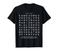 You are Empowering Positive Affirmation Word Search Puzzle Value Graphic T-Shirt