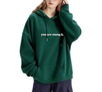 You Are Enough Hoodie, Dear Person Behind Me Hoodie for Men and Women, Mental Health Sweatshirts Youth, To The Person Behind Me Sweatshirts (UK, Alpha, 4XL, Regular, Regular, Green)