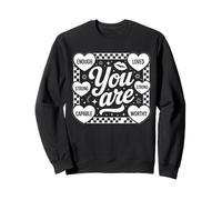 You Are Enough Loved Strong Worthy Motivational Self Love Sweatshirt