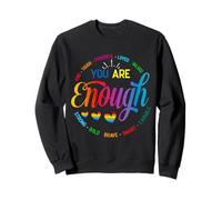 You Are Enough Mental Health Awareness Womens Sweatshirt