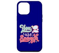 You Are Enough Retro 70s Daisy Positive Affirmation Case for iPhone 12 Pro Max