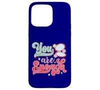 You Are Enough Retro 70s Daisy Positive Affirmation Case for iPhone 15 Pro Max