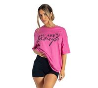 You are Enough Shirt Women Oversized Dear Person Behind Me T-Shirt Mental Health Inspirational Short Sleeve Tee Large Pink