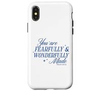 You Are Fearfully and Wonderfully Made Bible Verse Christian Case for iPhone X/XS