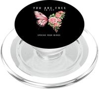 You Are Free To Fly Spread Your Wings Butterfly PopSockets PopGrip for MagSafe