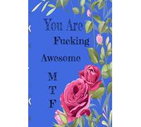 you are fucking awesome MTF: : journal cocktail notebook : plann cocktail name, spirit, type ....