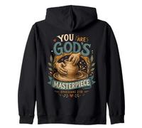 You Are God's Masterpiece Ephesians 2:10 Christian Zip Hoodie