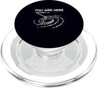 You Are Here Funny Astronomer Milky Way Galaxy Universe PopSockets PopGrip for MagSafe
