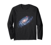 You are Here Galaxy Map Universe Pin Milky Way Location Long Sleeve T-Shirt