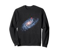 You Are Here Galaxy Map Universe Pin Milky Way Location Sweatshirt