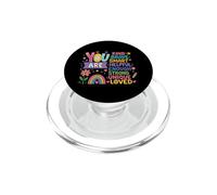 You Are Kind Brave Smart Strong Unique Loved Affirmation PopSockets PopGrip for MagSafe