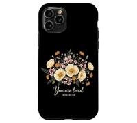 You Are Loved Romans 5:8 Christian Floral Faith Religious Case for iPhone 11 Pro