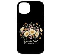 You Are Loved Romans 5:8 Christian Floral Faith Religious Case for iPhone 13
