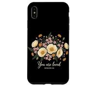 You Are Loved Romans 5:8 Christian Floral Faith Religious Case for iPhone XS Max