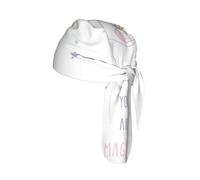 you are magical Printed Breathable Cycling Cap, Moisture Wicking Headwrap Do Rag, for Tactical Paintball Use