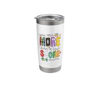 You are More Than A Test Score Colorful Testday Stainless Steel Insulated Tumbler