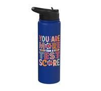 You are More Than A Test Score Stainless Steel Insulated Water Bottle