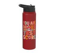You are More Than A Test Score Stainless Steel Insulated Water Bottle