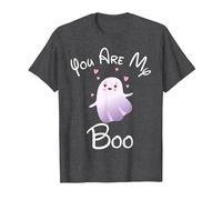 You are My Boo Ghosts Halloween Costume Matching T-Shirt, Men, Dark Heather Grey, Medium