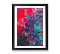 You Are My Destiny Abstract Framed Wall Art Print A2 Black